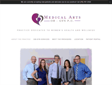 Tablet Screenshot of medicalarts.com